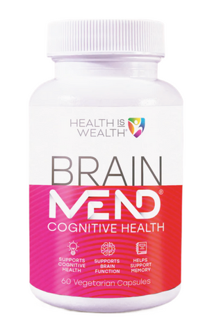 Health is Wealth BrainMend Cognitive Health 60 Veggie Caps
