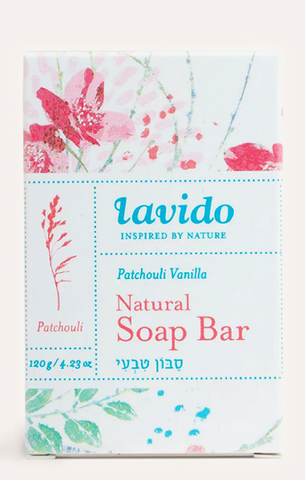 Lavido Natural Soap Bar-Patchouli Vanilla, 120g
