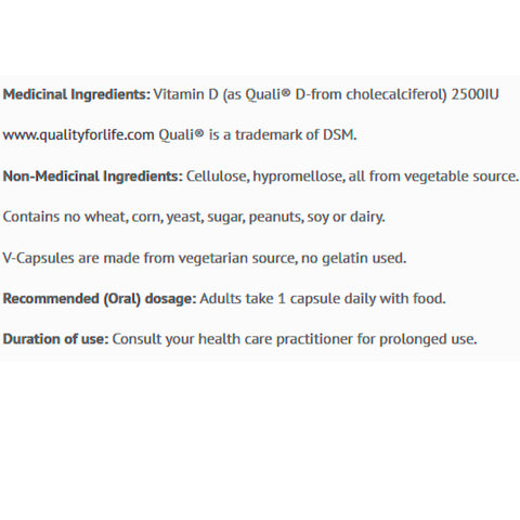 Life Choice Pure Vitamin D3 - Veggie Caps