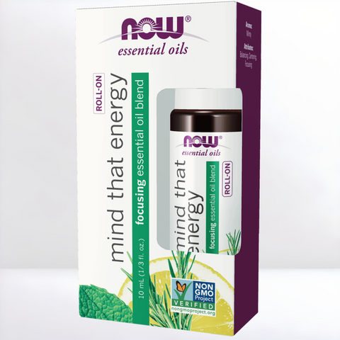 NOW Essentials Mind That Energy Roll-On (10mL)