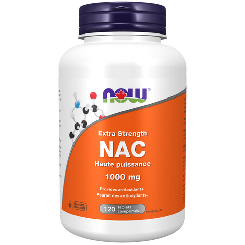 NOW Foods NAC Extra Strength 1000mg (120 Tablets)