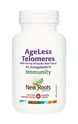 New Roots Herbal Age Less Telomeres 60 Veggie Caps