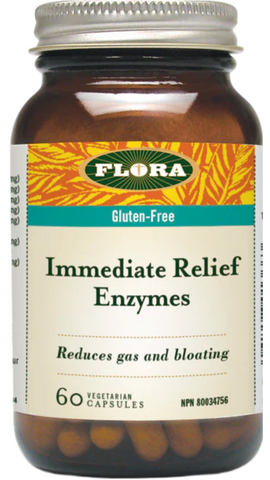 Flora Udo's Choice Immediate Relief Digestive Enzyme (90 VegCaps)