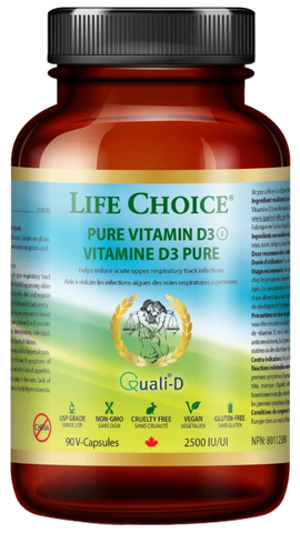 Life Choice Pure Vitamin D3 (90 VegCaps)
