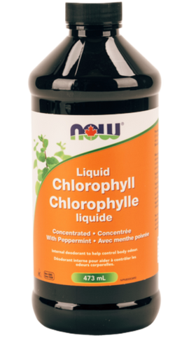 NOW Supplements Liquid Chlorophyll Peppermint 473mL
