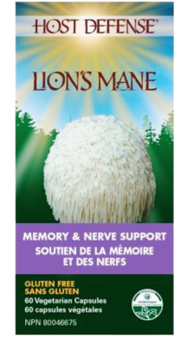 Host Defense Lion's Mane Memory & Nerve Support - VegCaps
