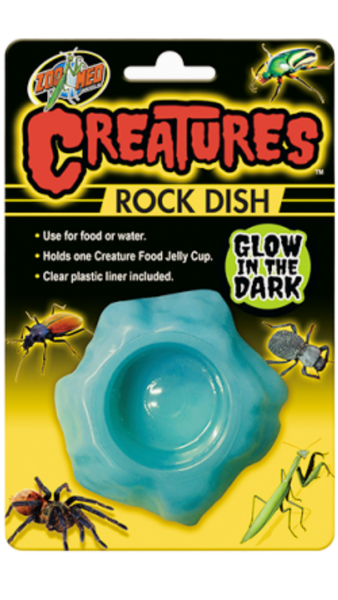 Zoo Med™ Creatures™ Rock Dish Glow In The Dark