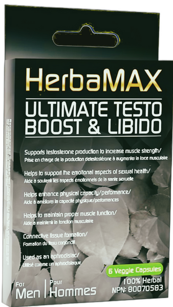 HerbaMAX Ultimate Testo Boost & Libido – Natural Health Garden