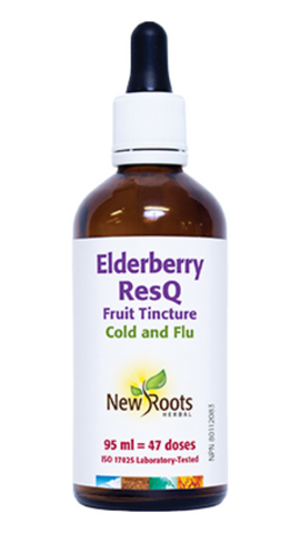 New Roots Herbal Elderberry ResQ Fruit Tincture (95 ml - 47 doses)