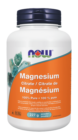 NOW Foods Magnesium Citrate 227g Powder