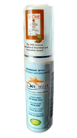 Dr. Mist Deodorant Unscented Spray 50ml