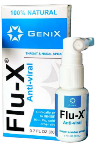 Genix Flu-X Antiviral Throat & Nasal Spray (20ml)