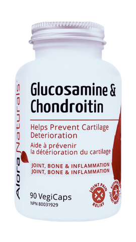 Alora Naturals Glucosamine & Chondroitin - 900mg (90 VegCaps)