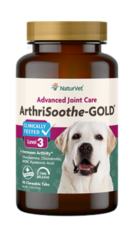 NaturVet Arthri-GOLD® Advanced Care Chewable Tablets
