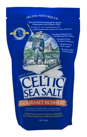 Celtic Sea Salt Fine Ground, Gourmet Kosher 454g