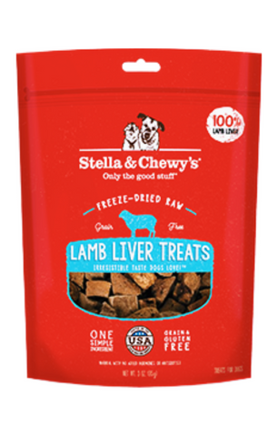 Stella & Chewy’s Lamb Liver Treats 3 oz