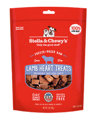 Stella & Chewy’s Lamb Heart Treats 3 oz