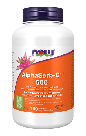 AlphaSorb-C 500 mg, 180 Veggie Caps
