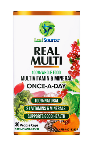 LeafSource Real Multi Vitamin 30 Veggie Caps