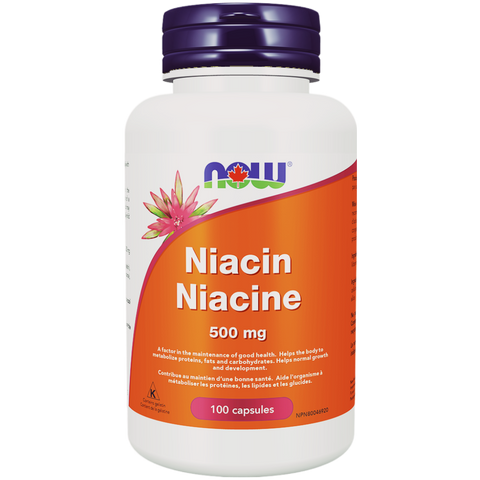 NOW Foods Niacin 500mg (100 Caps)