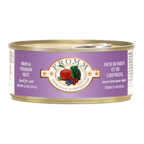 Fromm Four Star Beef and Venison Pate Canned Cat Food