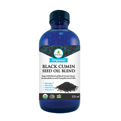 Ecoideas Organic Black Cumin Seed Oil Blend (225 ml)