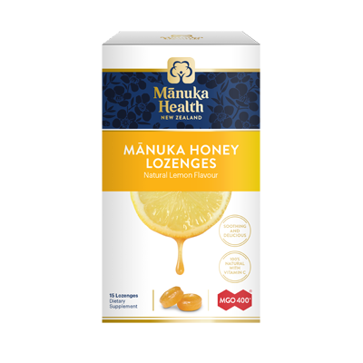 Manuka Health Honey & Lemon Lozenges 65g