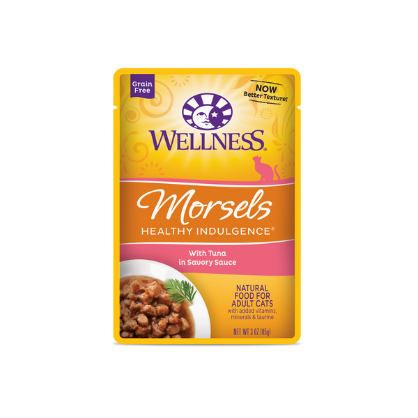 Wellness Healthy Indulgence® Morsels Tuna - Cat Wet Food (3 oz)