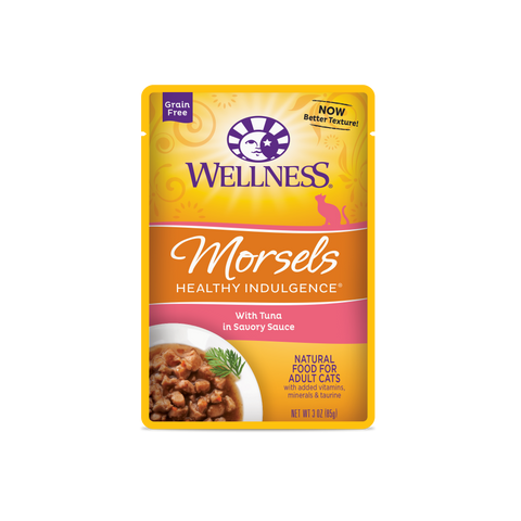 Wellness Healthy Indulgence® Morsels Tuna - Cat Wet Food (3 oz)
