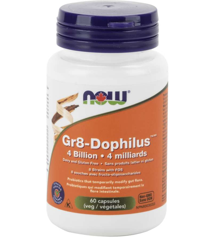 NOW Foods Gr8-Dophilus (60 VegCaps)