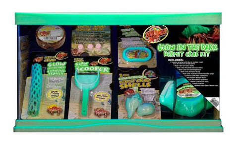 Zoomed 10 Gallon Glow-in-the-Dark Hermit Crab Kit