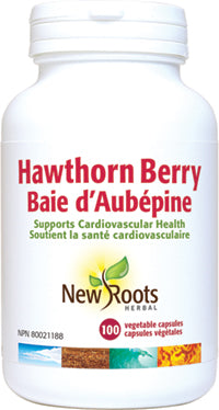 New Roots Herbal Hawthorn Berry (100 Veg Caps)