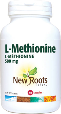 New Roots Herbal L-Methionine 500mg (50 Veg Caps)