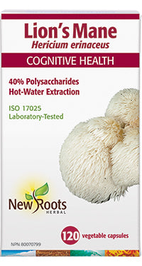 New Roots Herbal Lion’s Mane Mushroom 40% Polysaccharides
