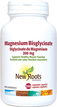 New Roots Herbal Magnesium Bisglycinate 200mg