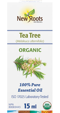 New Roots Herbal Organic Tea Tree Essential Oil