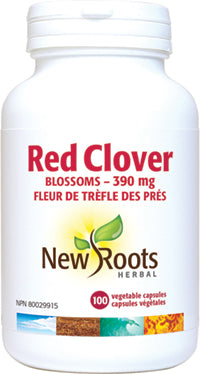 New Roots Herbal Red Clover Blossoms 390mg (100 Veg Caps)