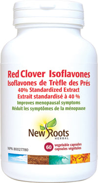 New Roots Herbal Red Clover Isoflavones 40% Standardized Extract (60 Veg Caps)