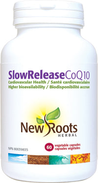 New Roots Herbal Slow Release CoQ10 (60 Veg Caps)