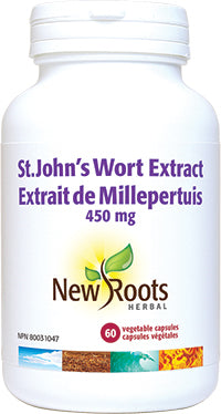 New Roots Herbal St. John’s Wort Extract 450mg (60 Veg Caps)