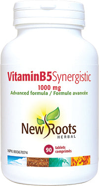 New Roots Herbal Vitamin B5 Synergistic 1000mg (90 Tablets)