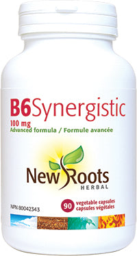 New Roots Herbal Vitamin B6 Synergistic 100mg (90 Veg Caps)