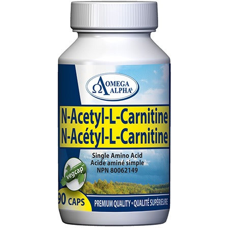 Omega Alpha N-Acetyl-L-Carnitine (90 VegCaps)