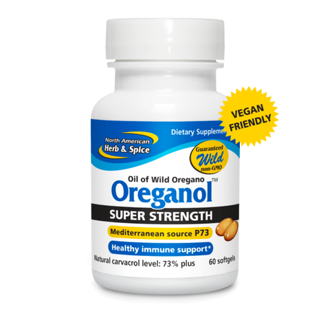 North American Herb & Spice Oreganol Super Strength (140 mg) - (60 Softgels)