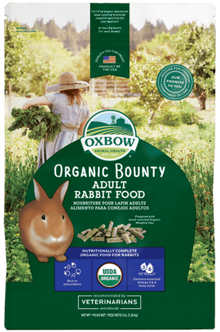 Oxbow Organic Bounty - Adult Rabbit Food (3 lb)
