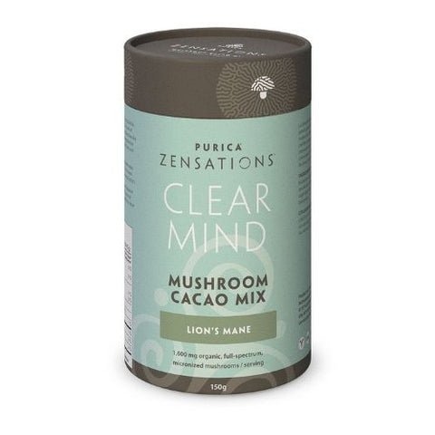 PURICA Zensations Clear Mind - Lion's Mane Mushroom Cacao Mix