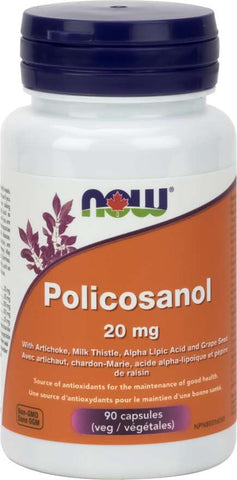 NOW Foods Policosanol 20mg (90 VegCaps)