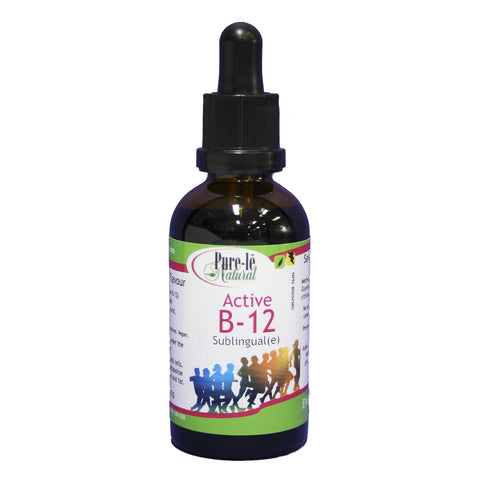 Pure-Le Natural Sublingual Active Vitamin B12 (50ml)
