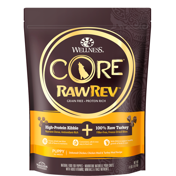 Wellness CORE RawRev Puppy Puppy Original + 100% Raw Turkey -  Dog Dry Food