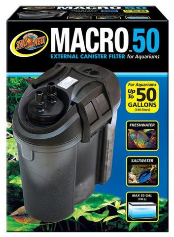 Zoomed Macro 50 External Canister Filter